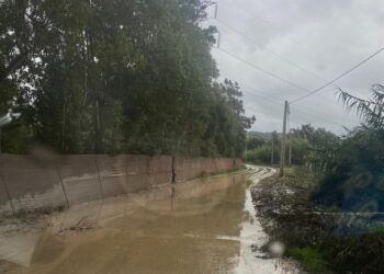 El Secadero, en alerta ante la crecida del río Guadiaro