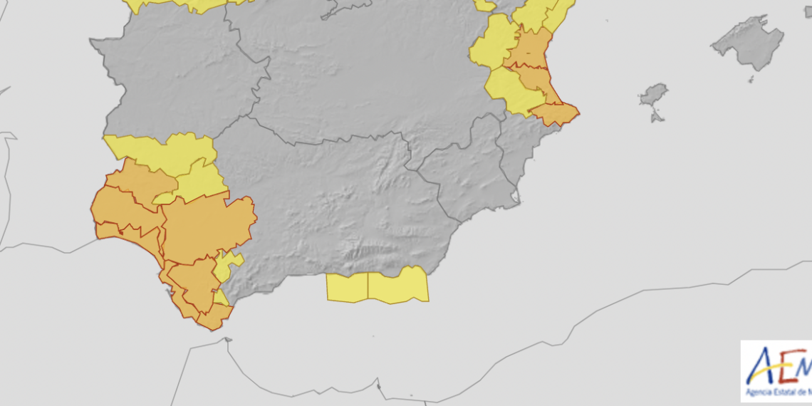 La Aemet desactiva el aviso rojo en la provincia y solo Antequera mantiene el nivel amarillo