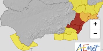 La DANA no cesa en Andalucía: Aemet activa alerta roja en Almería