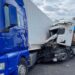Herido uno de los camioneros del accidente en la AP-7 a la altura de Estepona
