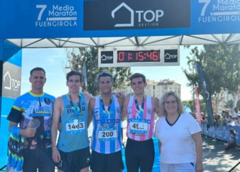 Alejandro Cañas y Nazha Machrouh, ganadores de la Media Maratón de Fuengirola más solidaria