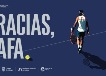 Málaga y la Costa del Sol lanzan una campaña para despedir a Nadal con el ‘gracias’ más grande jamás escrito por elegir la ciudad para coronar su carrera