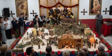Inaugurado el tradicional Belén de la Cofradía del Santísimo Cristo de la Redención
