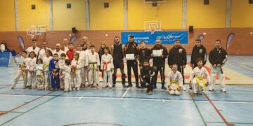 La Noche de las Artes Marciales 2024 congregó a 240 deportistas en el Polideportivo El Carmen