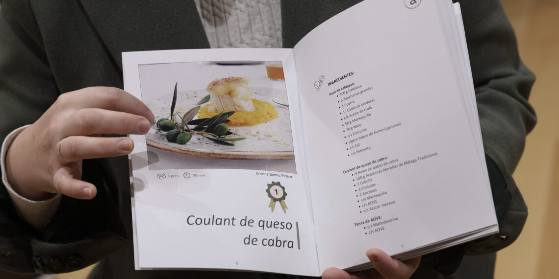 Sabor a Málaga impulsa el recetario ‘La Aloreña de Málaga en la mesa’, que recoge una decena de recetas elaboradas con este producto malagueño