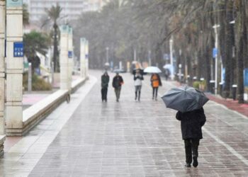La borrasca Garoé deja lluvias moderadas en Málaga, pero no alivia la sequía
