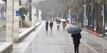 La borrasca Garoé deja lluvias moderadas en Málaga, pero no alivia la sequía