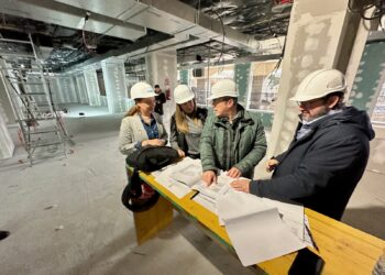 Las obras de la nueva Biblioteca en Los Boliches se encuentran ya al 60% de su ejecución