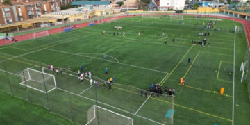 Policía Nacional interviene en una pelea de padres durante un partido de niños en Fuengirola