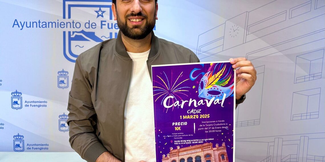 La Concejalía de Juventud de Fuengirola organiza un viaje al Carnaval de Cádiz para el 1 de marzo