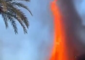 Tensión en Calahonda: un hombre de 37 años, afectado por el incendio de un vehículo