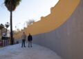 Concluye la reconstrucción del muro del polideportivo de Arroyo de la Miel tras una inversión de 200.000 euros