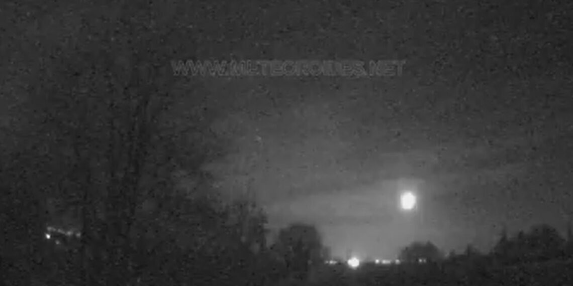 Detectada la primera bola de fuego de 2025, que llegó a iluminarse más que la Luna