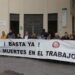 Sindicatos se concentran por el accidente laboral mortal en Benalmádena y piden más personal en la Inspección