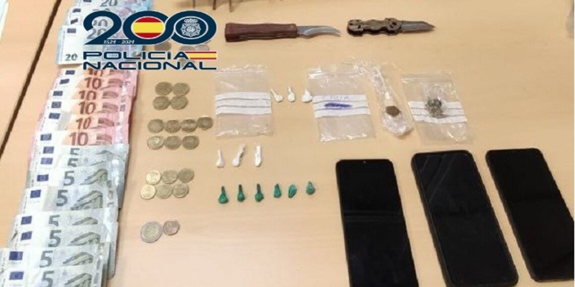 Detenido por vender cocaína en una vivienda del distrito centro de la capital