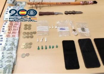 Detenido por vender cocaína en una vivienda del distrito centro de la capital