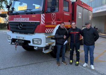 El CPB de la Diputación de Málaga cede un camión de bomberos a Melilla tras perder dos vehículos en un siniestro