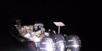 Dos detenidos e incautada una narcolancha en Málaga capital