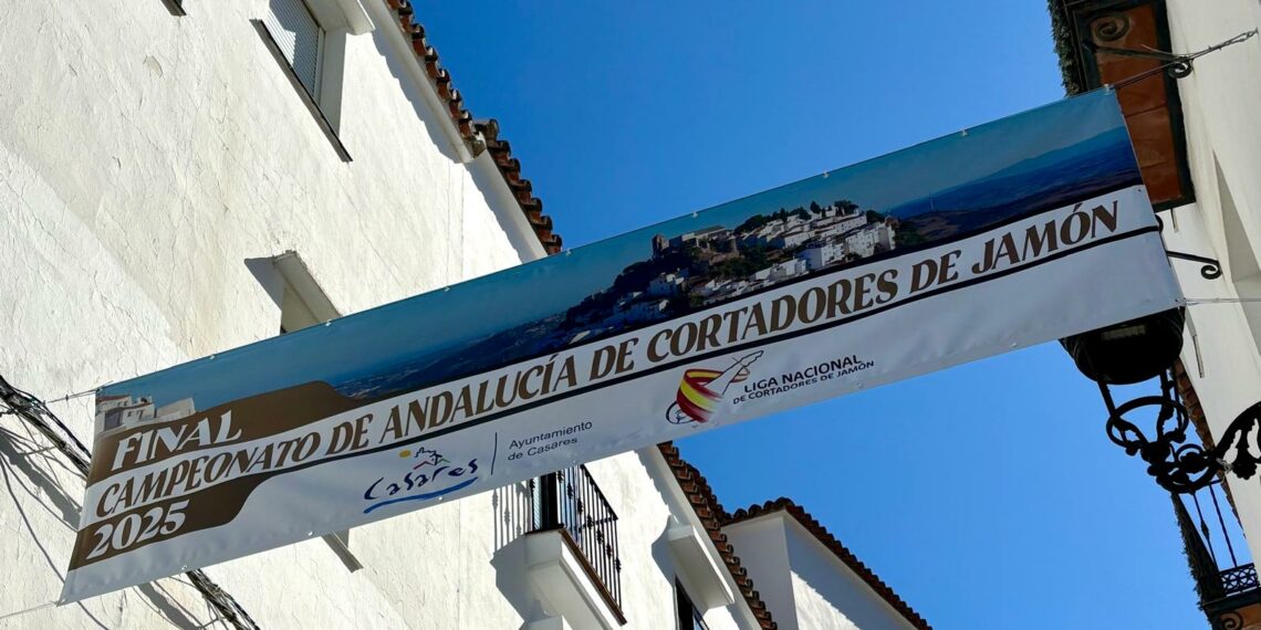 Todo listo en Casares para la final del Campeonato de Andalucía de Cortadores de Jamón