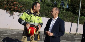 Lara participa en una jornada destinada a concienciar sobre seguridad vial a 200 escolares de Benalmádena