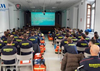 Los nuevos bomberos del CPB de la Diputación de Málaga comienzan la formación inicial