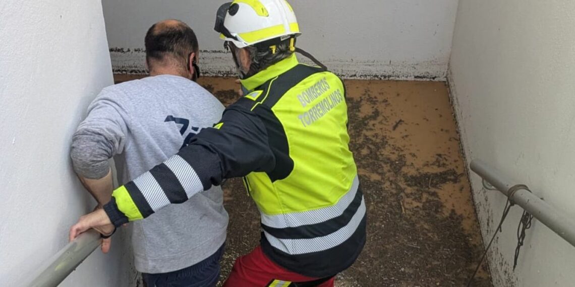 Cerca de una veintena de incidencias en Torremolinos por las fuertes lluvias