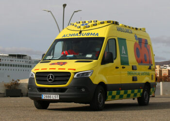 Una persona herida en Mijas tras explotar en un coche una bombona de camping