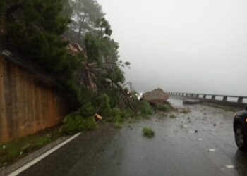 La provincia registra 130 incidencias y varios cortes de carreteras por las lluvias