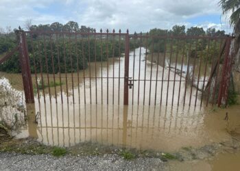 Inundaciones en Secadero por el desbordamiento del río Guadiaro