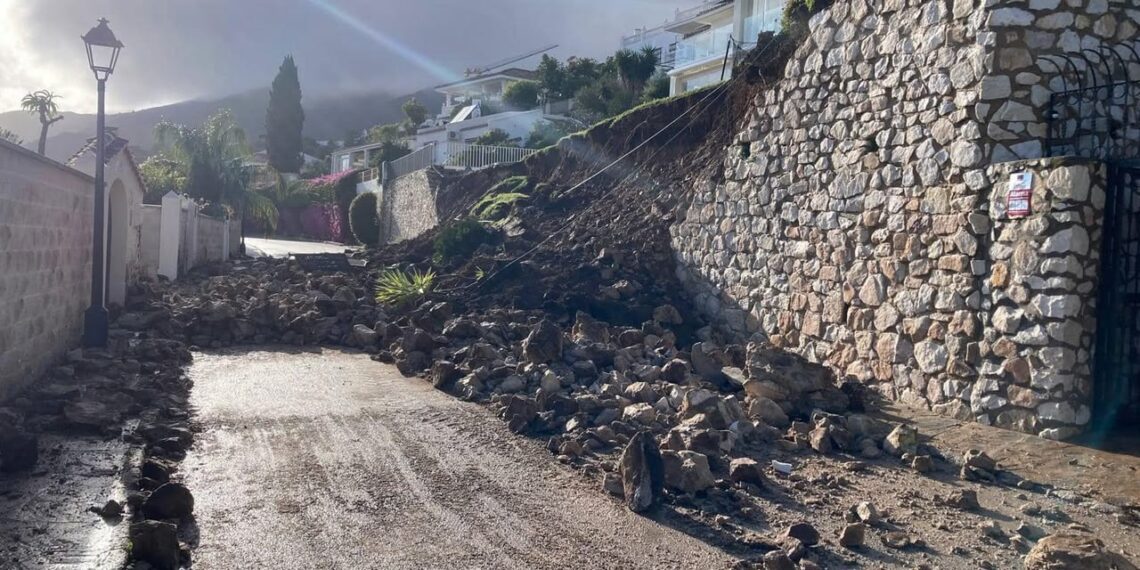 La provincia de Málaga registra 65 incidencias más por las lluvias