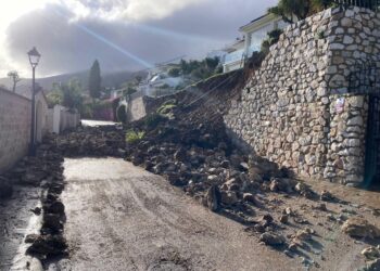 La provincia de Málaga registra 65 incidencias más por las lluvias