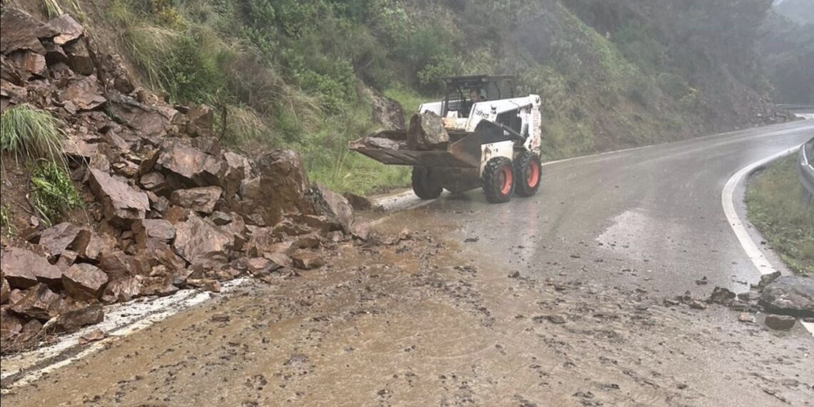 Restablecida la circulación en las carreteras de la Serranía de Ronda afectadas por las lluvias