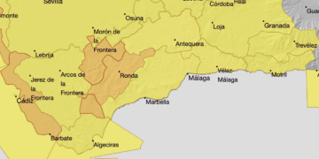 Activada la alerta amarilla por lluvias en la Costa del Sol para este fin de semana