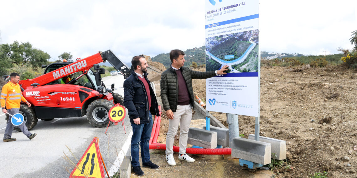 Mejoras en la seguridad y la movilidad peatonal de un tramo de la calle Cristo de los Molinos con la ejecución de nuevo acerado y la dotación de alumbrado