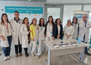 El servicio de Oftalmología del Hospital Universitario Costa del Sol realiza una campaña para informar y concienciar de la importancia del glaucoma