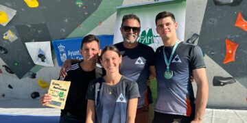 Conchita Ballesteros y Juan Infante se adjudican la 3ª y última prueba de la Copa de Andalucía de Escalada en Bloque celebrada en el Rocódromo Municipal