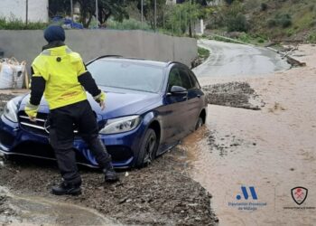 Málaga, la provincia andaluza con más incidencias por la borrasca ‘Jana’ este lunes