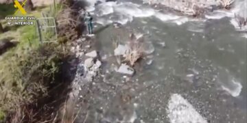 Cuarta jornada de búsqueda del motorista que cayó al río Genal y fue arrastrado por la corriente