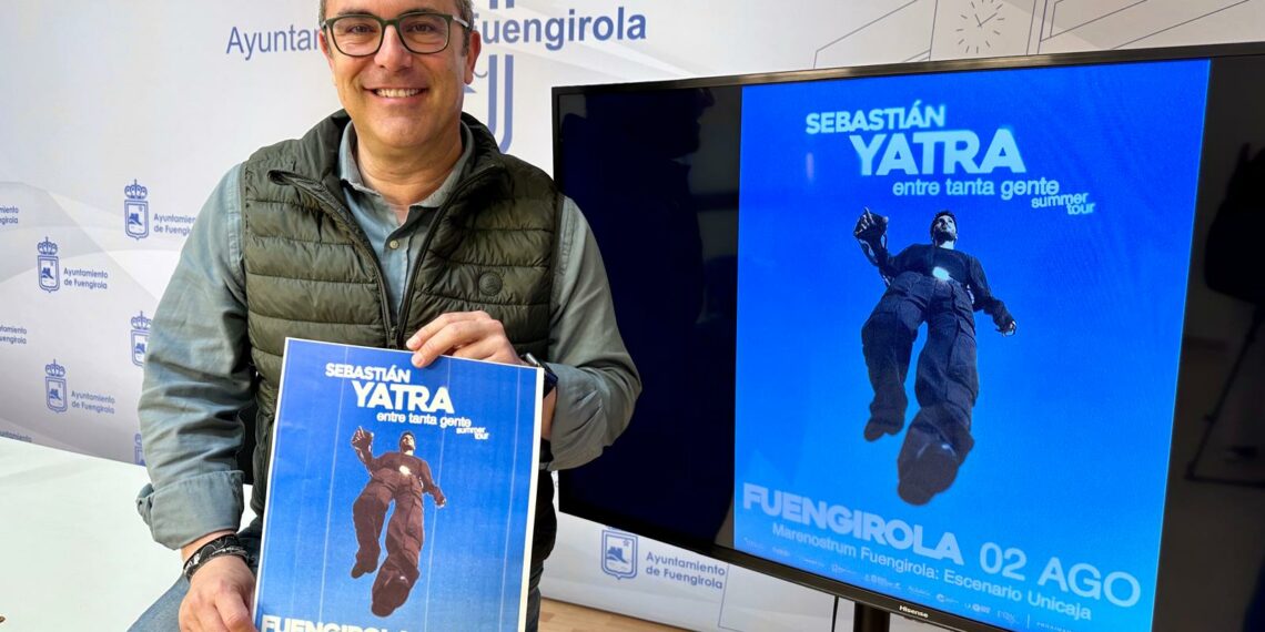 Marenostrum Fuengirola recibirá por primera vez a Sebastián Yatra el 2 de agosto