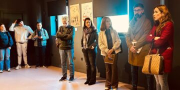 La Facultad de Educación inaugura una exposición de dibujos infantiles de la Guerra Civil cedidos por el Ayuntamiento de Benalmádena