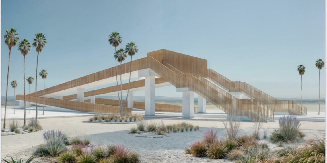 Torremolinos acuerda con Nuovit la reforma de la pasarela peatonal de Los Álamos con métodos basados en madera