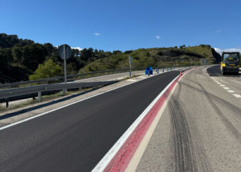 La Junta refuerza el firme de la A-355 tras las lluvias