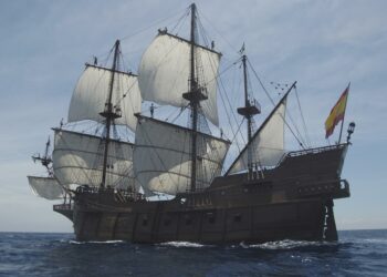 El galeón Andalucía se podrá visitar en Muelle Uno entre el 9 y el 20 de abril