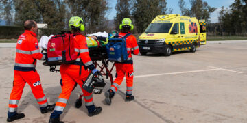 La explosión de una bombona de cloro obliga a evacuar a un hombre de 53 años al Hospital Costa del Sol