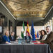 Moreno anuncia con UGT, CCOO y CEA un paquete de medidas para paliar los efectos de los aranceles en Andalucía