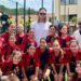 Una visita muy especial: Haaland sorprende a las jugadoras de la UD San Pedro