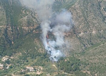 Primer incendio forestal de 2025 en la Costa del Sol: declarado en el paraje Valtocado de Mijas