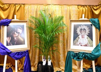 La Semana Santa llega al  Hospital Clínico de Málaga