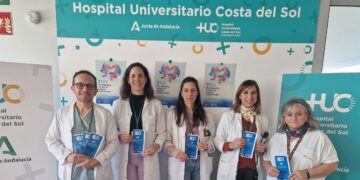 Campaña de concienciación en el Hospital Universitario Costa del Sol para la detección temprana del cáncer colorrectal