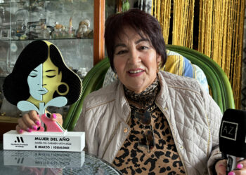 Mari Carmen, orgullo casareño y ‘Mujer del Año’: «Que sigan luchando por la igualdad»